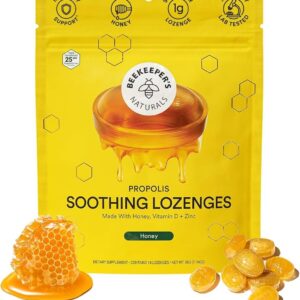 B. Soothed Honey Propolis Lozenges with Zinc and D3, 14 Count
