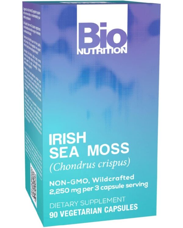 Bio Nutrition Irish Sea Moss, 2250 mg, 90 Capsules