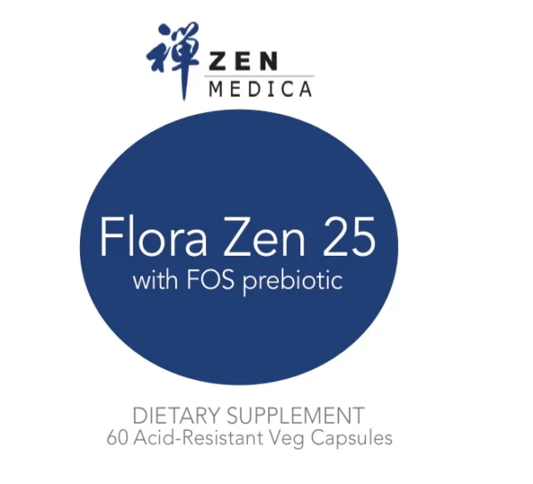 Flora Zen 25 – 60 Acid-Resistant Veg Capsules – Zen Medica NYC