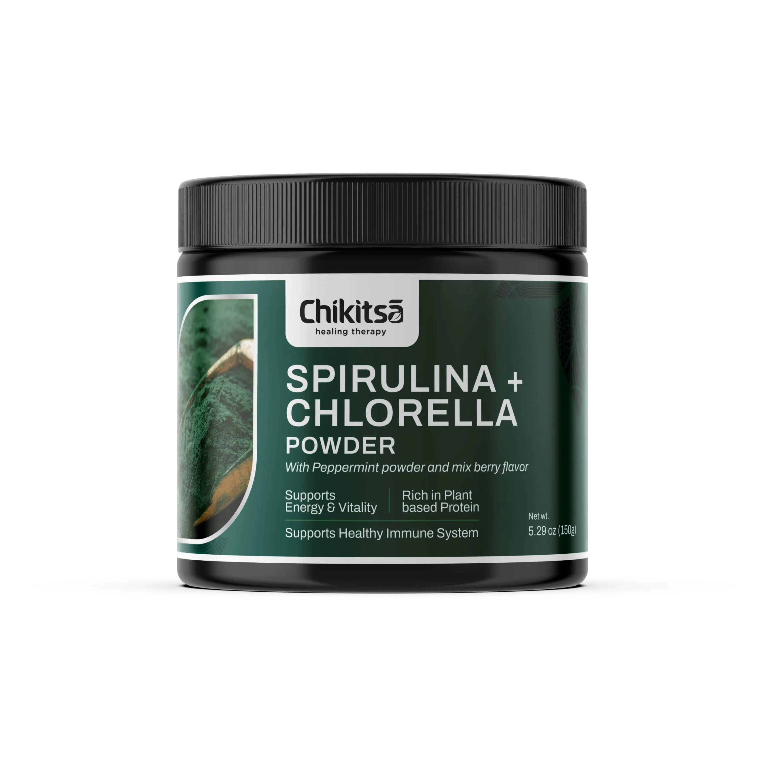 Chikitsa Spirulina + Chlorella Powder - 100% Pure