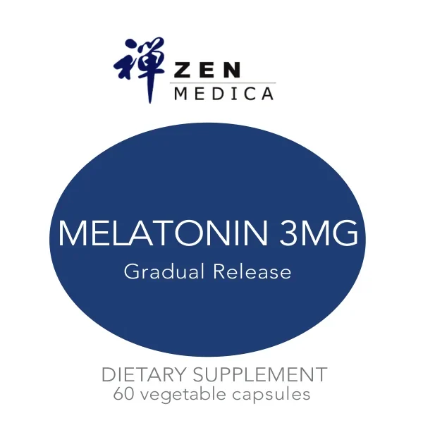 Melatonin 3mg Gradual Release - 60 Vegetable Capsules