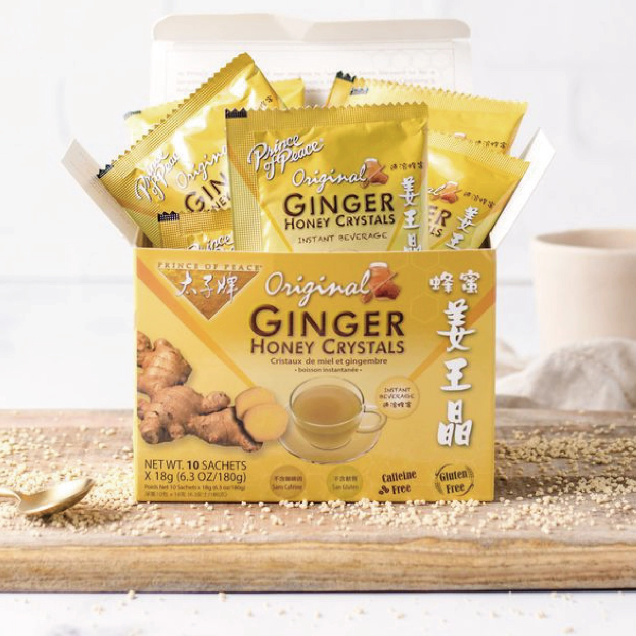 Ginger Honey Crystals Instant Beverage 30 pack