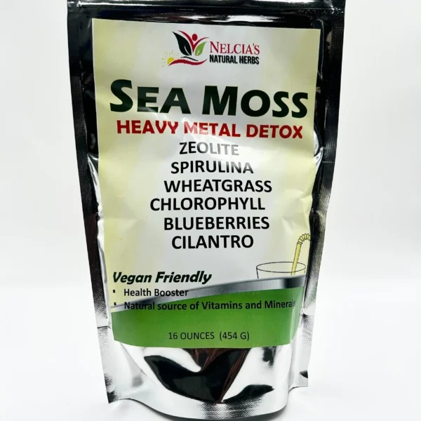 Sea Moss Heavy Metal Detox Powder w/Zeolite, Cilantro Etc