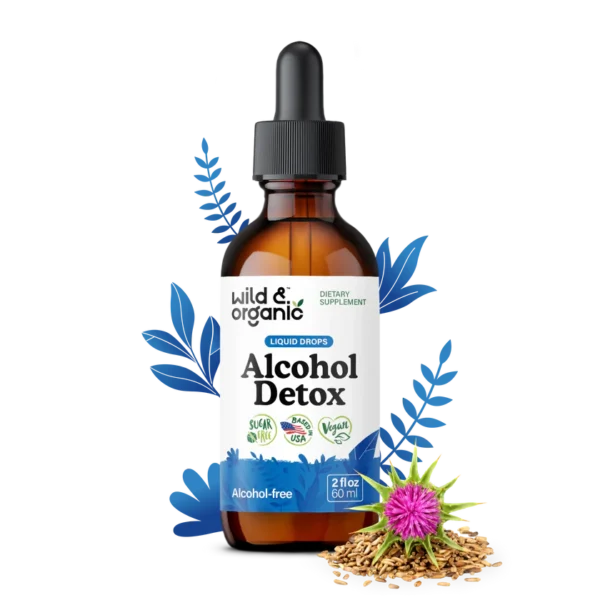 Alcohol Detox Liquid Tincture/Drops Alcohol Free 2 fl. oz.