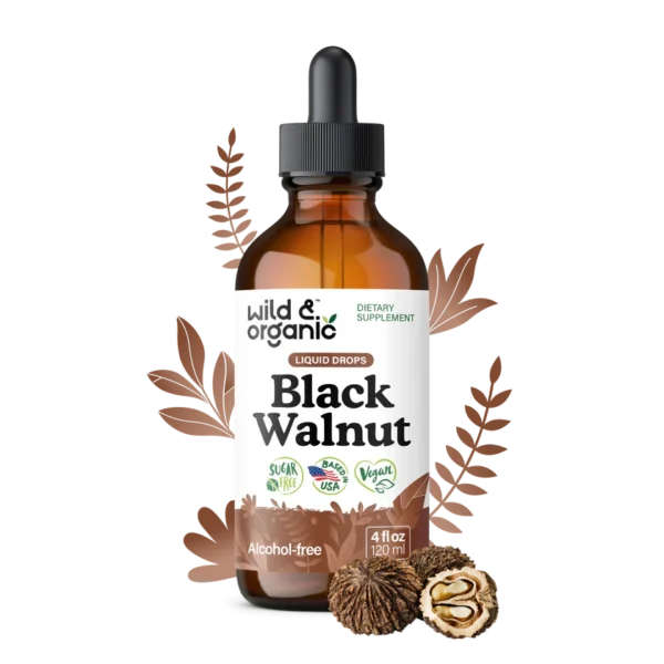 Black Walnut Liquid Tincture/Drops Alcohol Free 4 fl. oz.