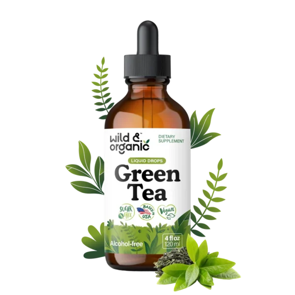 Green Tea Liquid Tincture/Drops Alcohol Free 4 fl. oz.