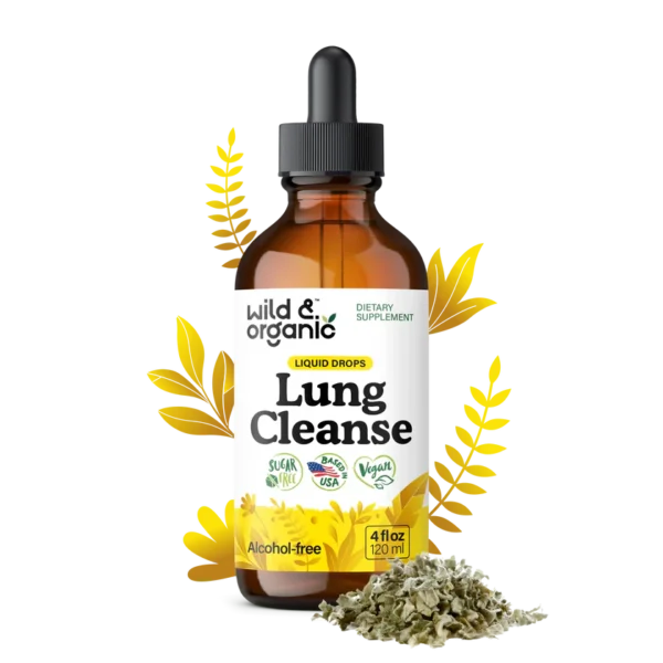 Lung Cleanse Liquid Tincture/Drops Alcohol Free 4 fl. oz.
