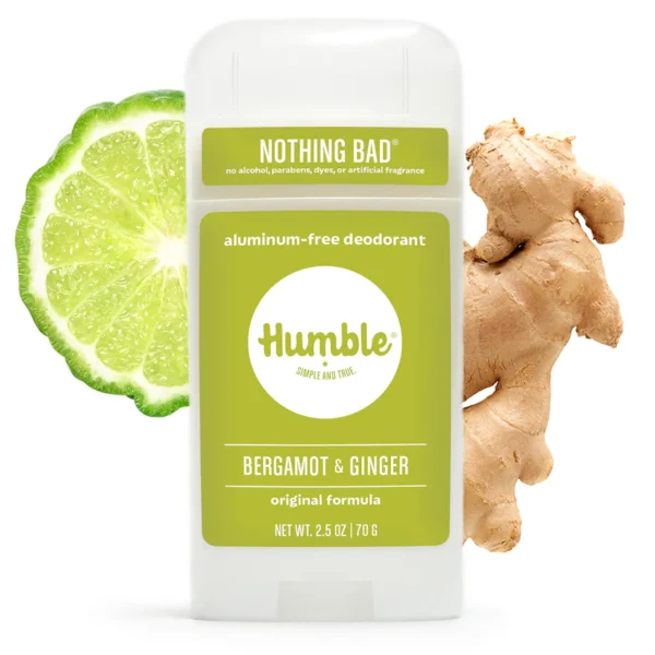 Deodorant Bergamot & Ginger Aluminum-Free Original Formula 2.5 oz.