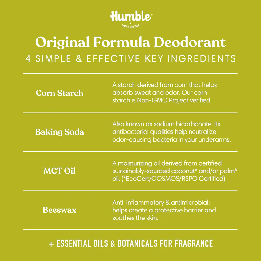 Deodorant Bergamot & Ginger Aluminum-Free Original Formula 2.5 oz. - Image 3