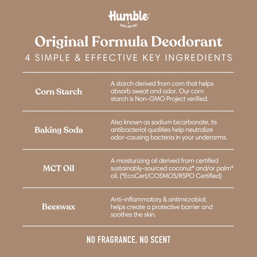 Deodorant Simply Unscented Aluminum-Free Original Formula 2.5 oz. - Image 3