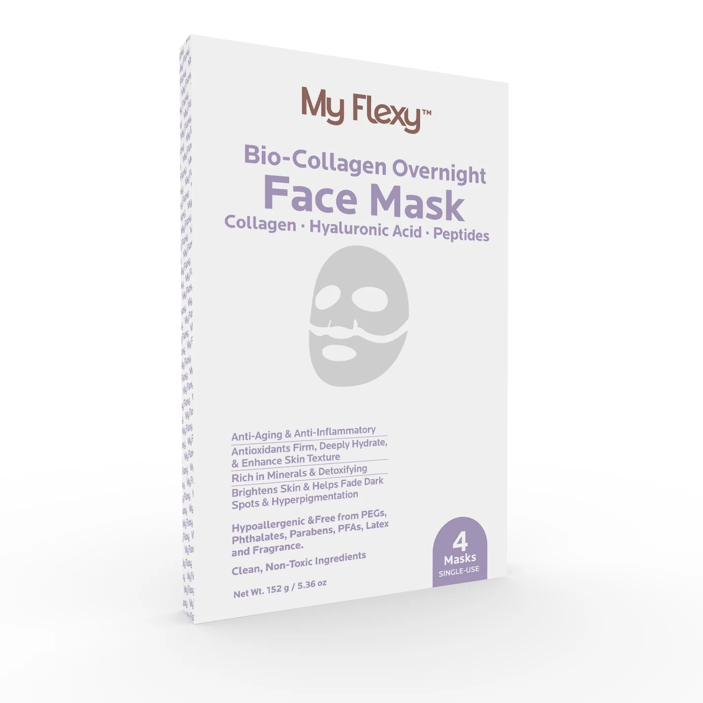 Bio-Collagen Overnight Face Mask (pack of 4 single use masks)