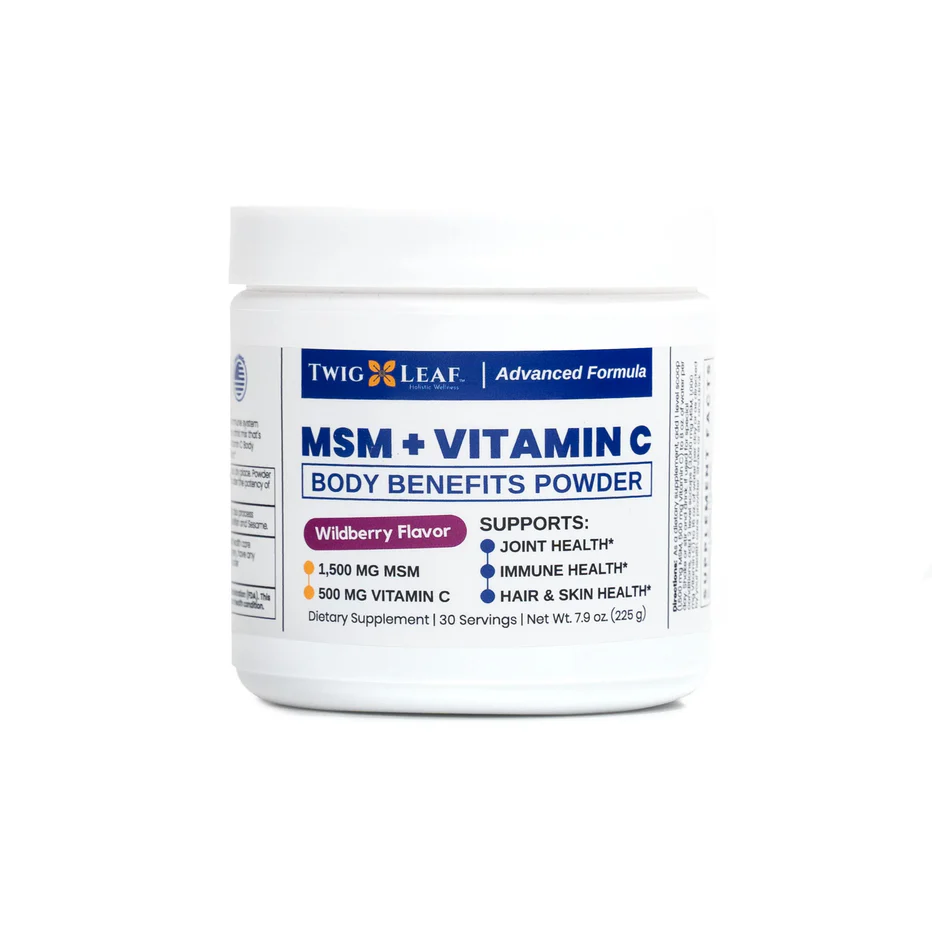 MSM + Vitamin C powder 7.9 oz
