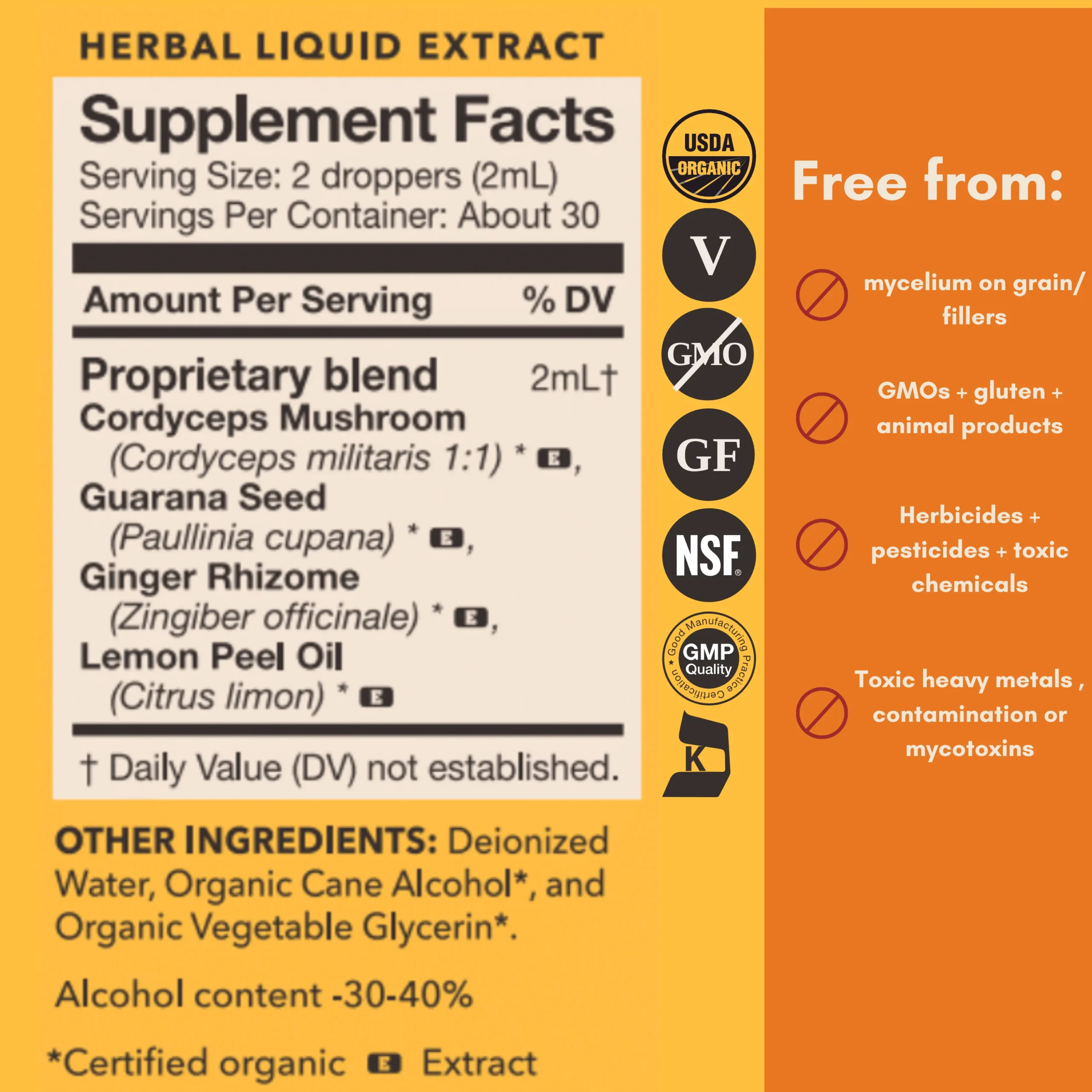 Cordyceps Energy from Nature 2 fl. oz. - Image 2