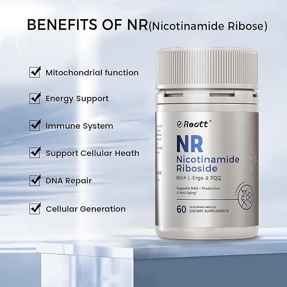 NR Nicotinamide Riboside w/Ergo & PQQ 60 caps - Image 2