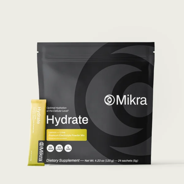 Hydrate Premium Electrolyte Powder Lemon-Lime 24 servings