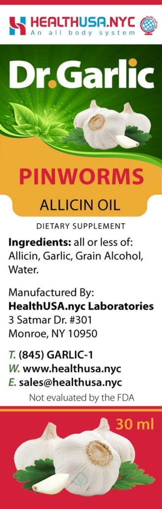 DR. Garlic Allicin Oil Pinworms Formula 30 mL - Image 2