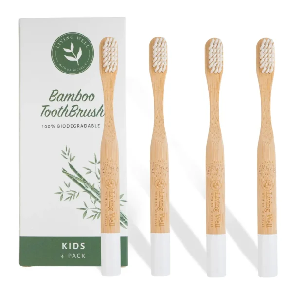 Tooth Brush Bamboo (Kids, 4 pack)