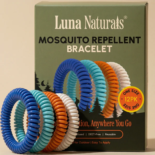 Mosquito Repellent Bracelet (1 size, 12 pack)