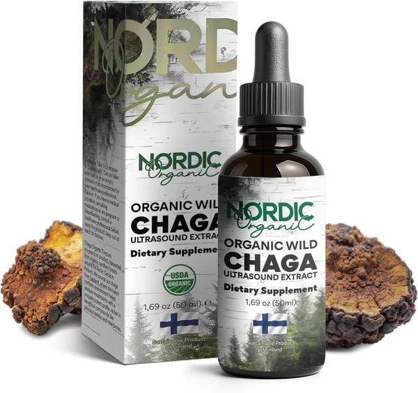 Chaga Extract Organic Wild Ultrasound 50mL - Image 2
