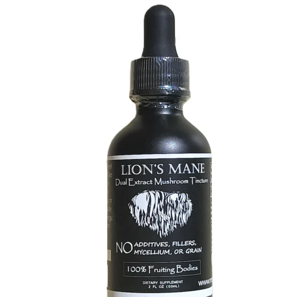 Lion's Mane Dual Extract Mushroom Tincture 2 ounce