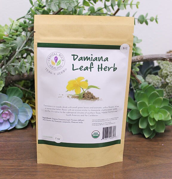 Damiana Leaf Tea Organic (loose, 1 ounce)