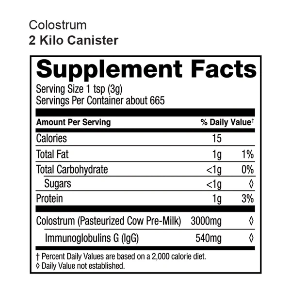 Colostrum Powder 6.5 oz. - Image 2