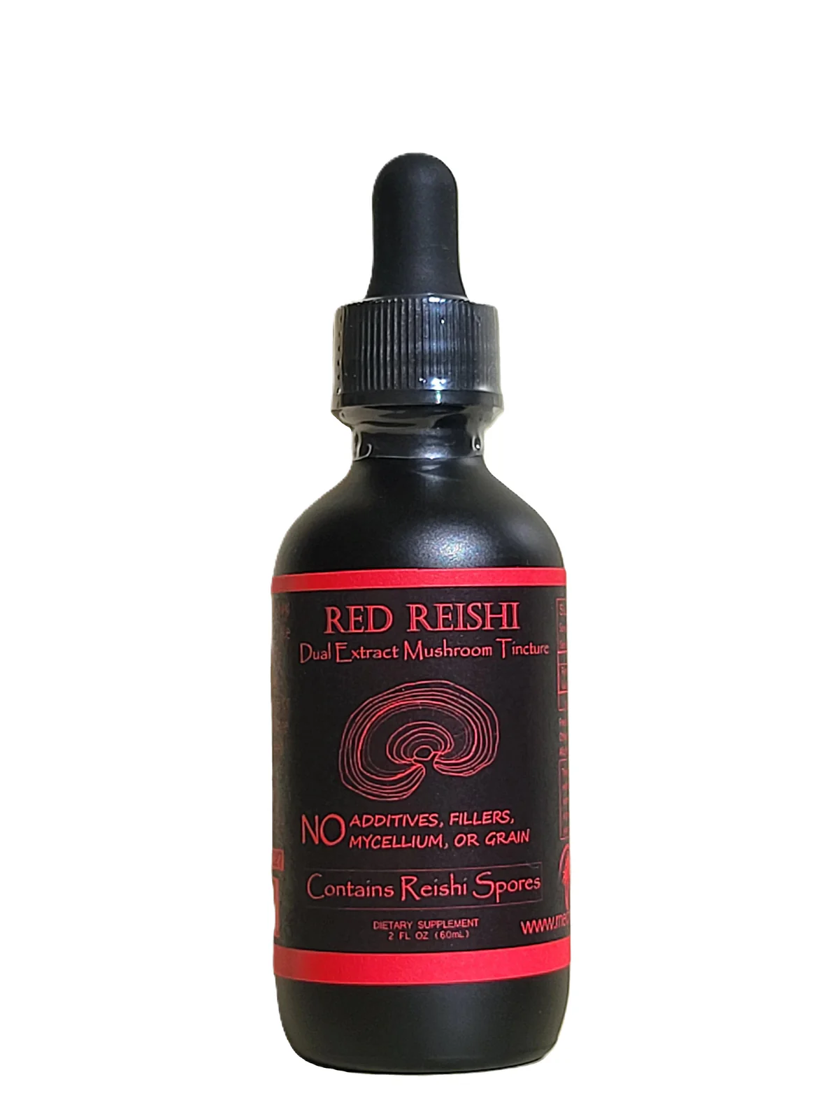 Red Reishi Dual Extract Mushroom Tincture 2 ounce
