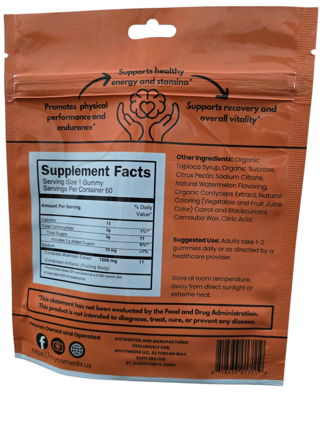 Unlock Your Potential Cordyceps Mushroom Gummies - Image 2