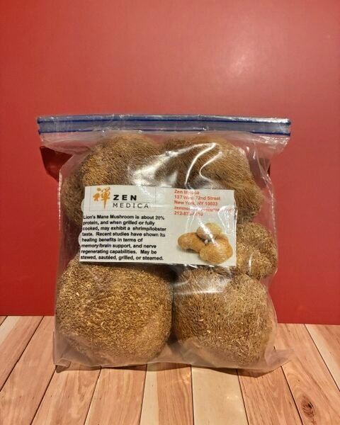 Lion's Mane Mushroom Dried Whole (Stew or Brew Tea) approx 4 ounces+/-