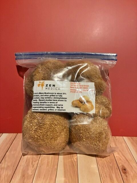 Lion's Mane Mushroom Dried Whole (Stew or Brew Tea) approx 4 ounces+/-