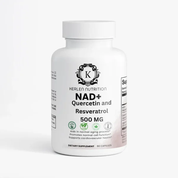 NAD+ Quercetin/Resveratrol 500 mg 60 capsules