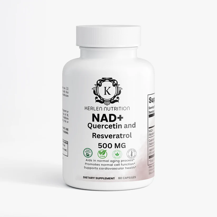 NAD+ Quercetin/Resveratrol 500 mg 60 capsules