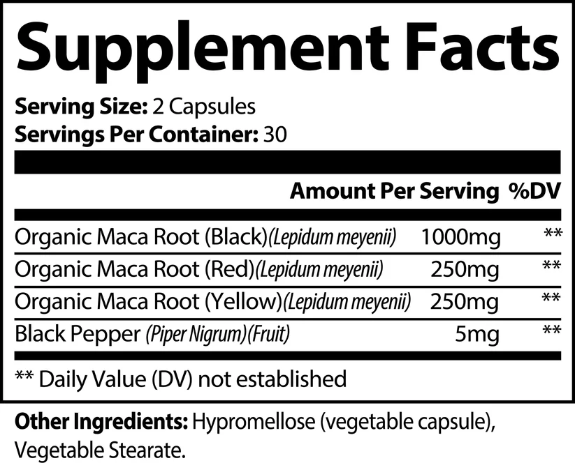 Maca Plus 60 capsules - Image 2