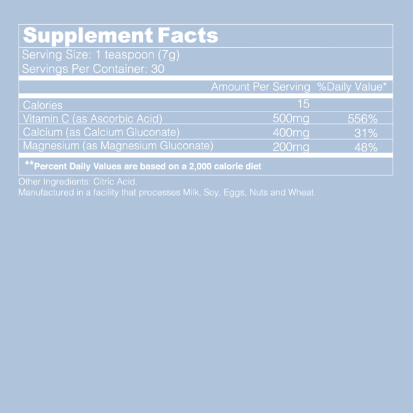Relax powder w/Calcium and Magnesium 6.9 oz - Image 2