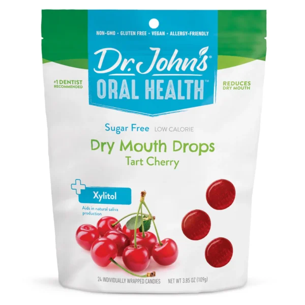 Dry Mouth Drops Tart Cherry 1 lb. Sugar Free