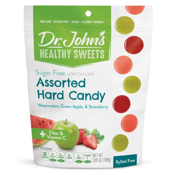 Assorted Hard Candy Sugar Free w/Fiber+Vit C 3.85 oz.