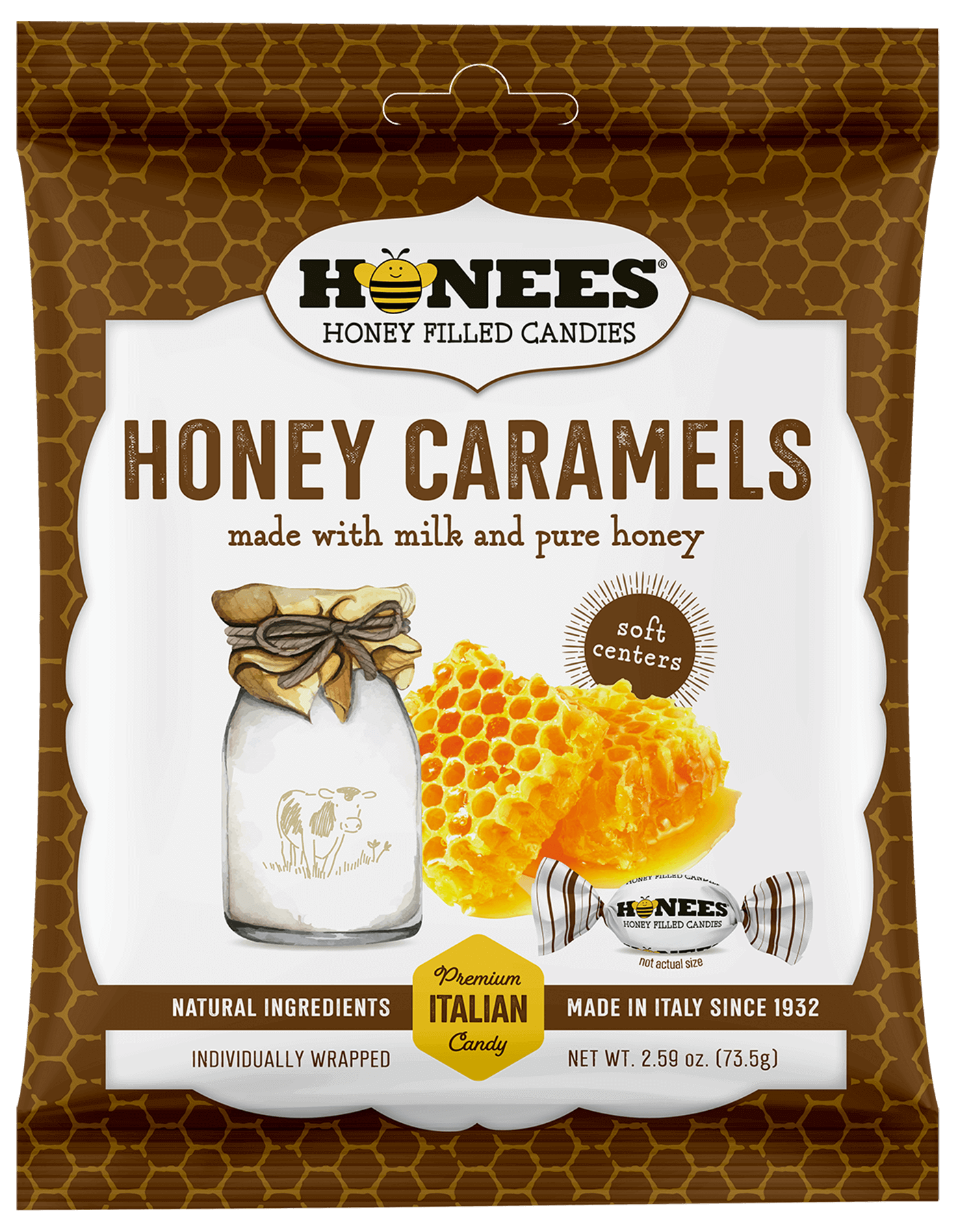 Honey Caramels 2.59 oz