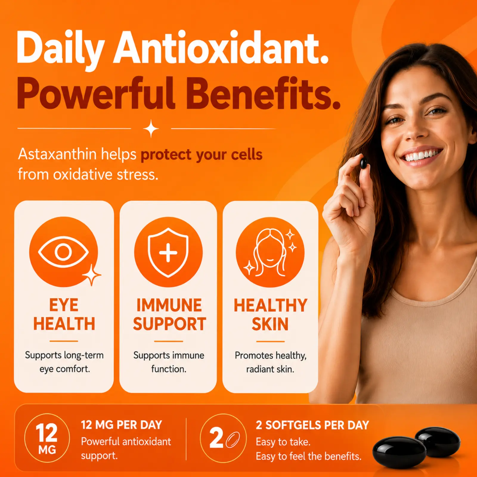 Astaxanthin Pure Vegan 60 softgels - Image 3