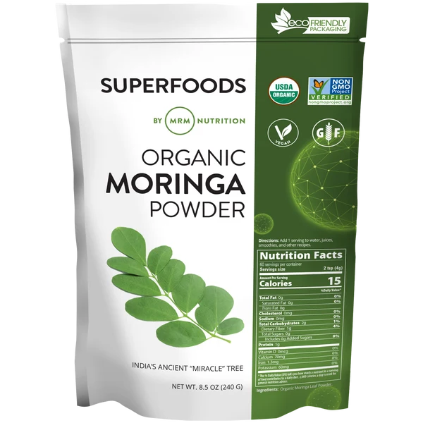 Moringa Powder Organic 8.5 oz