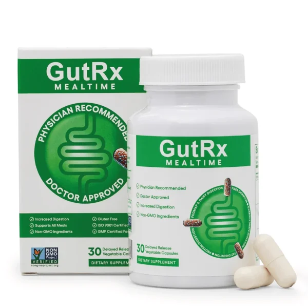 GutRx Mealtime Enzymes 30 vcaps
