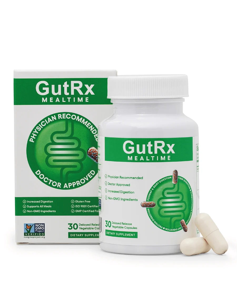 GutRx Mealtime Enzymes 30 vcaps