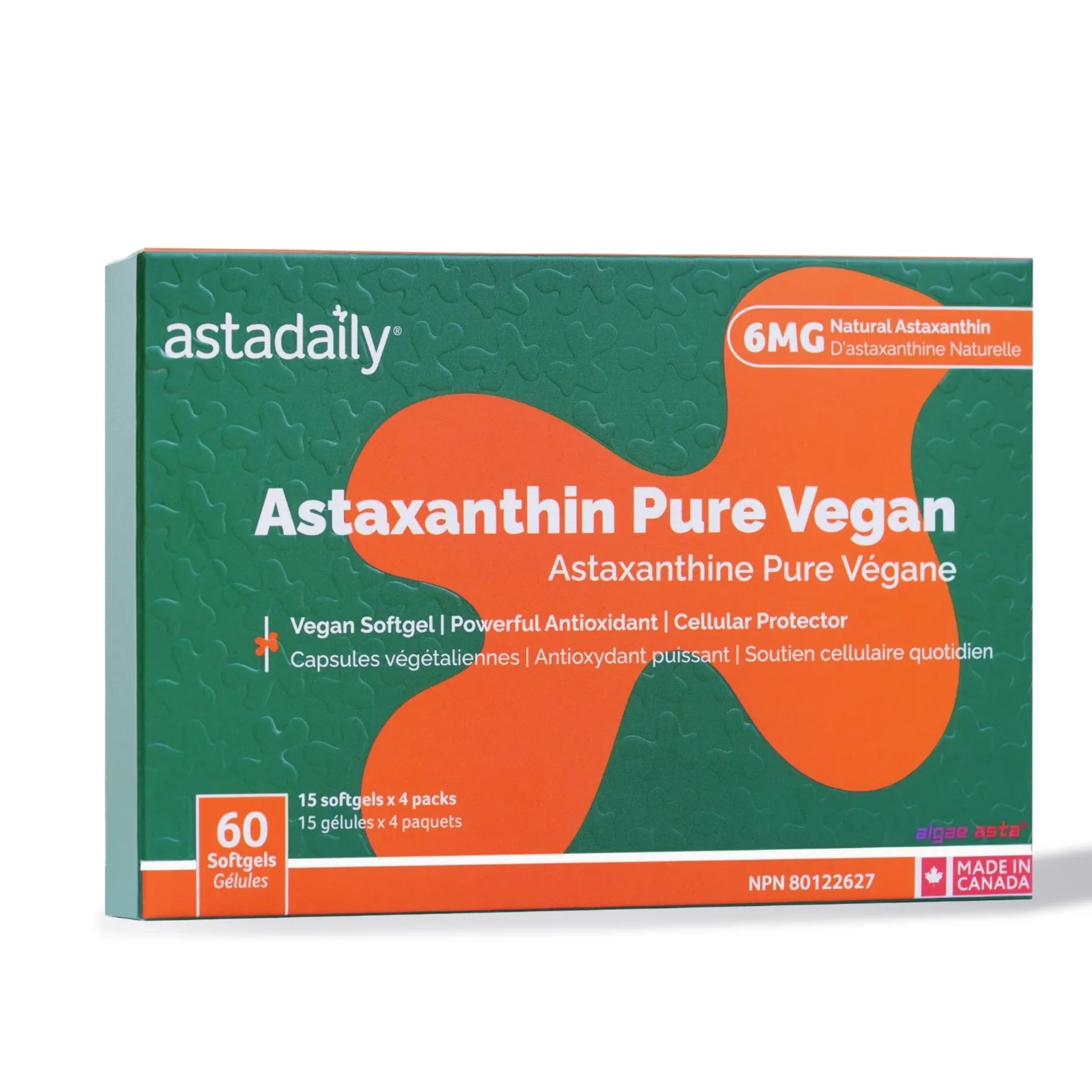 Astaxanthin Pure Vegan 60 softgels