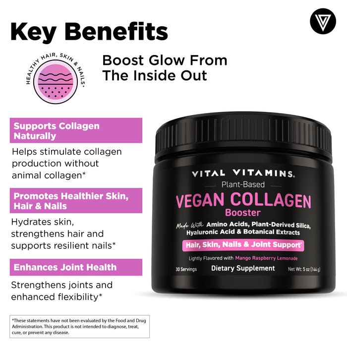 Vegan Collagen Booster Powder 5 ounce - Image 3