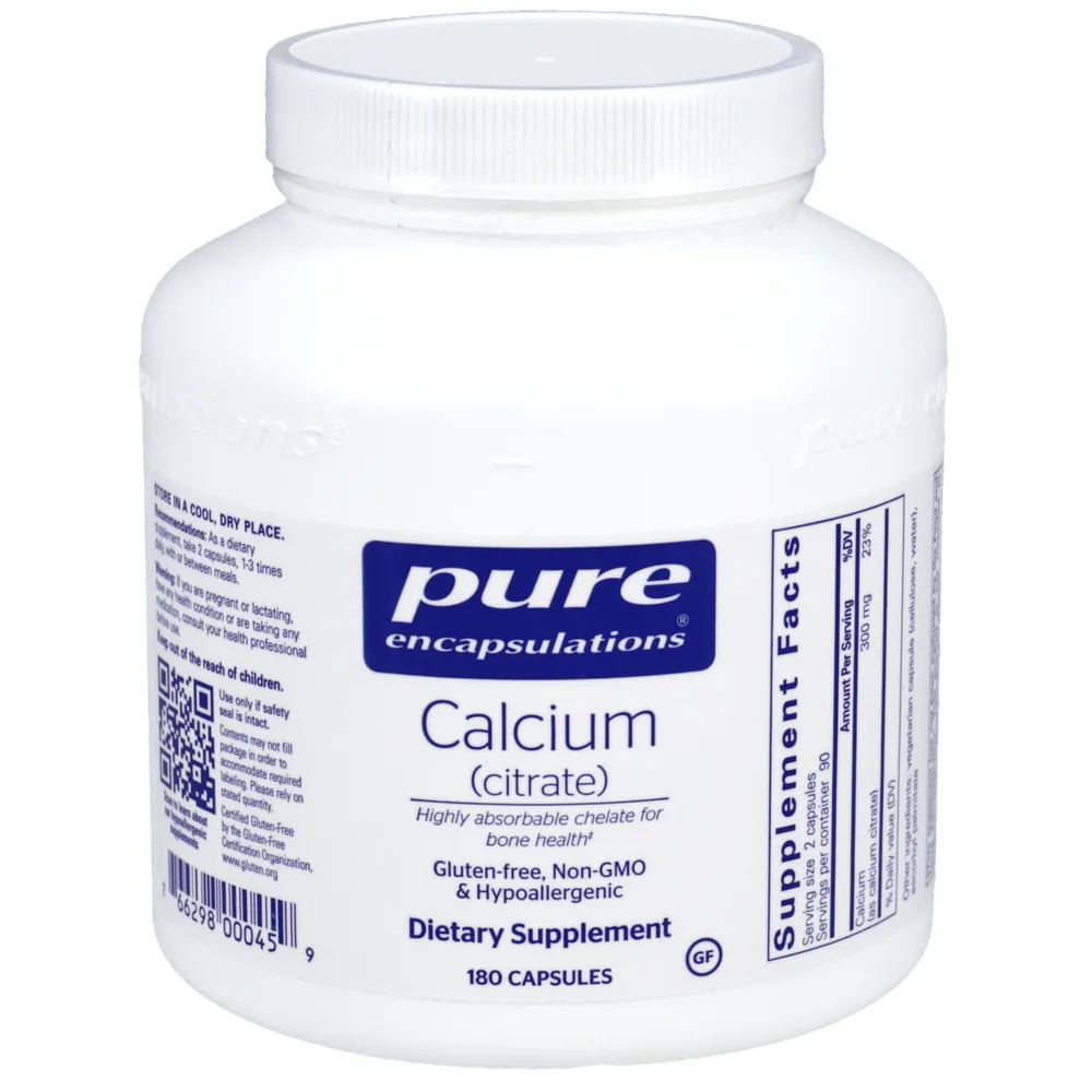 Calcium (Citrate) - 180 capsules