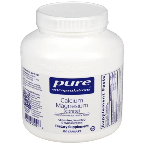 Calcium Magnesium (Citrate) - 180 capsules