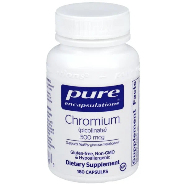 Chromium (Picolinate) 500mcg - 180 capsules