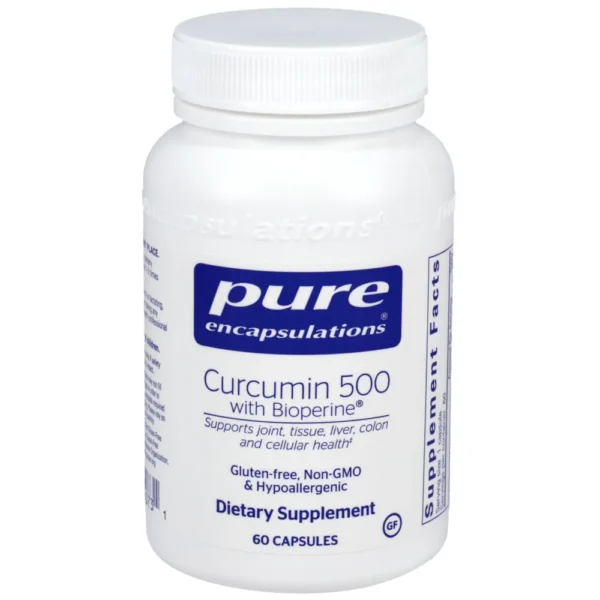 Curcumin 500 w/Bioperine - 60 capsules