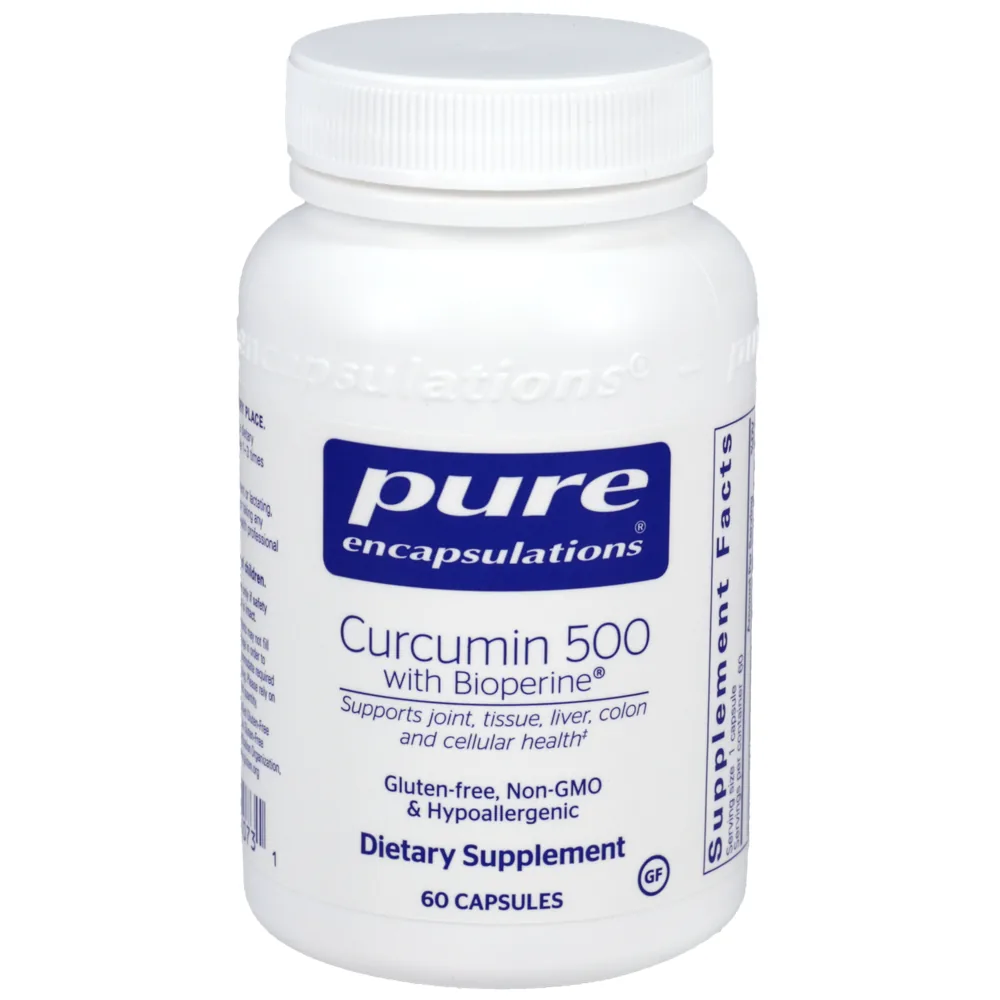 Curcumin 500 w/Bioperine - 60 capsules