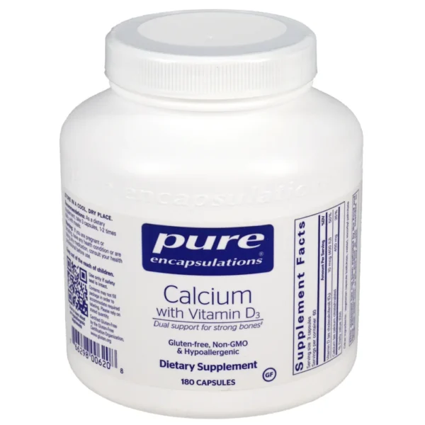 Calcium With Vitamin D3 - 180 capsules