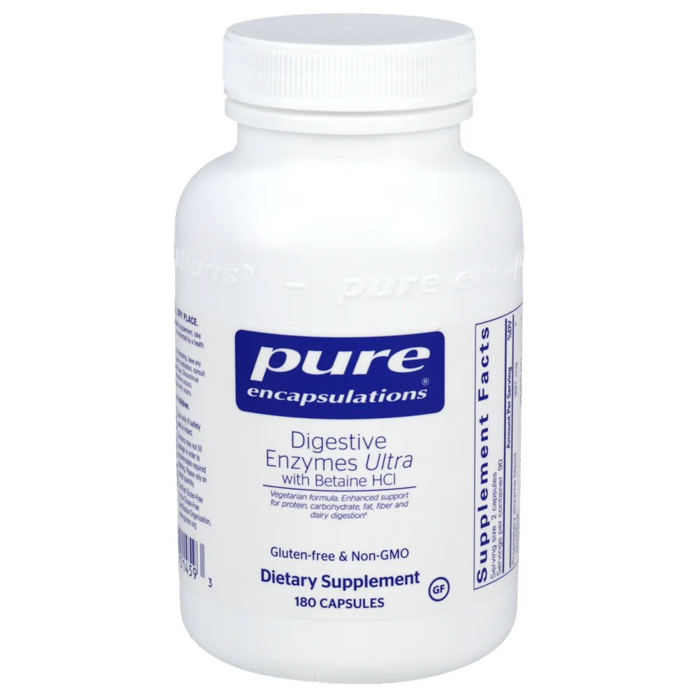 Digestive Enzymes Ultra w/ Betaine - 180 capsules